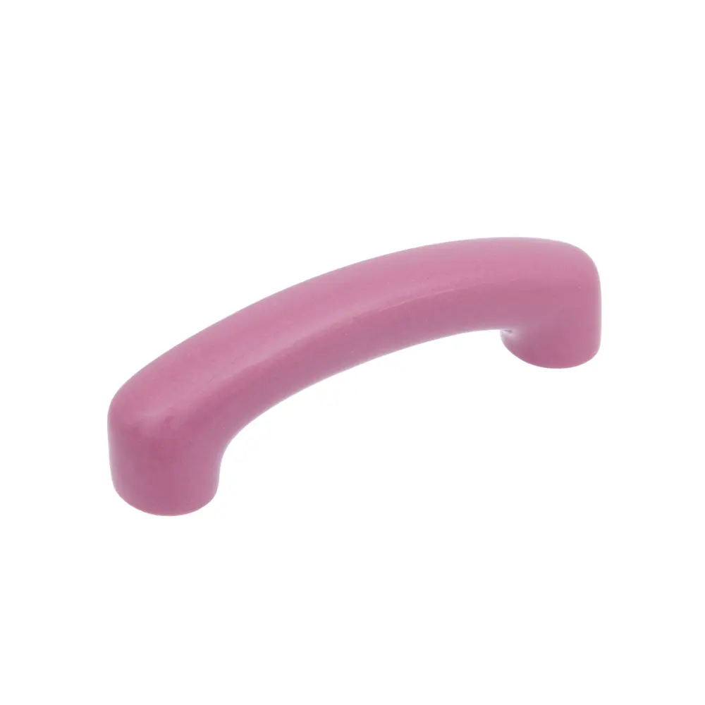 86899821 Ручка-скоба мебельная Porcellana ЦАМ 96 мм цвет розовый STLM-1012206 PALLADIUM 