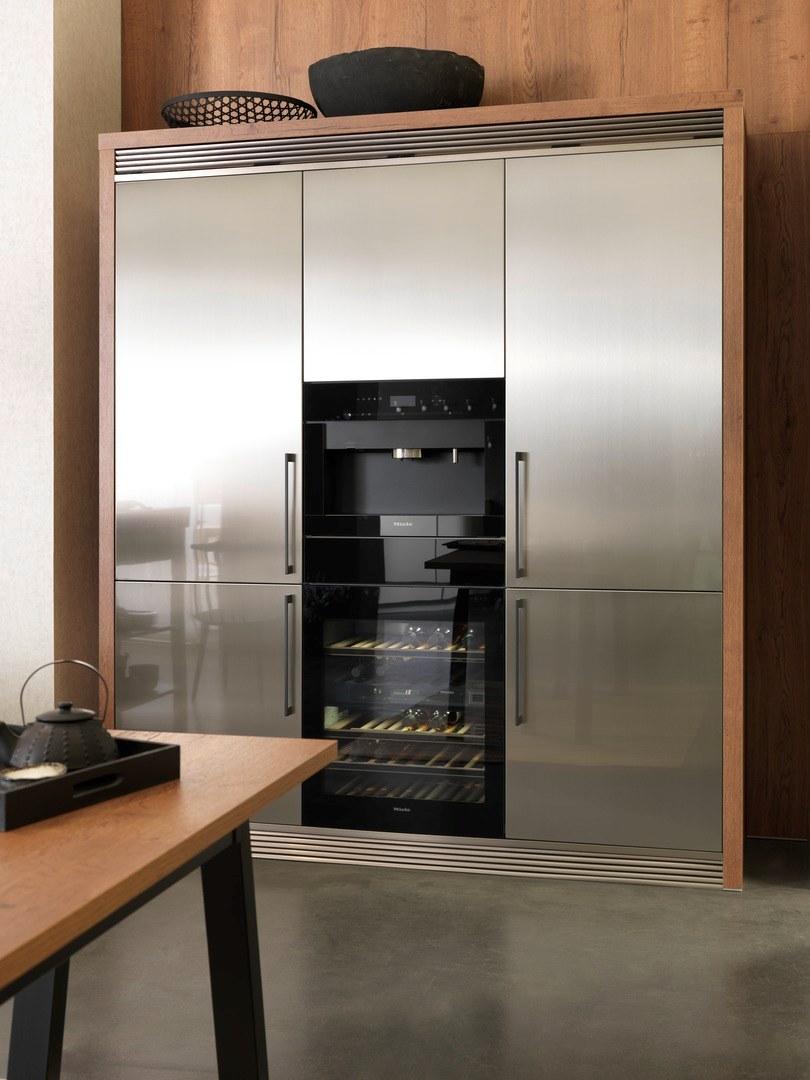 rational Кухня из стали и дерева с островом Cottage sun-id-1486852 - Вид №5