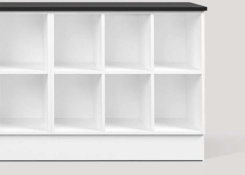 TreCe Низкий офисный книжный шкаф из ламината Combiline sun-id-1361770 - Вид №3