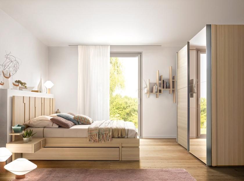 GAUTIER Двуспальная кровать со встроенными прикроватными тумбочками Symphonie sun-id-1418664 - Вид №6