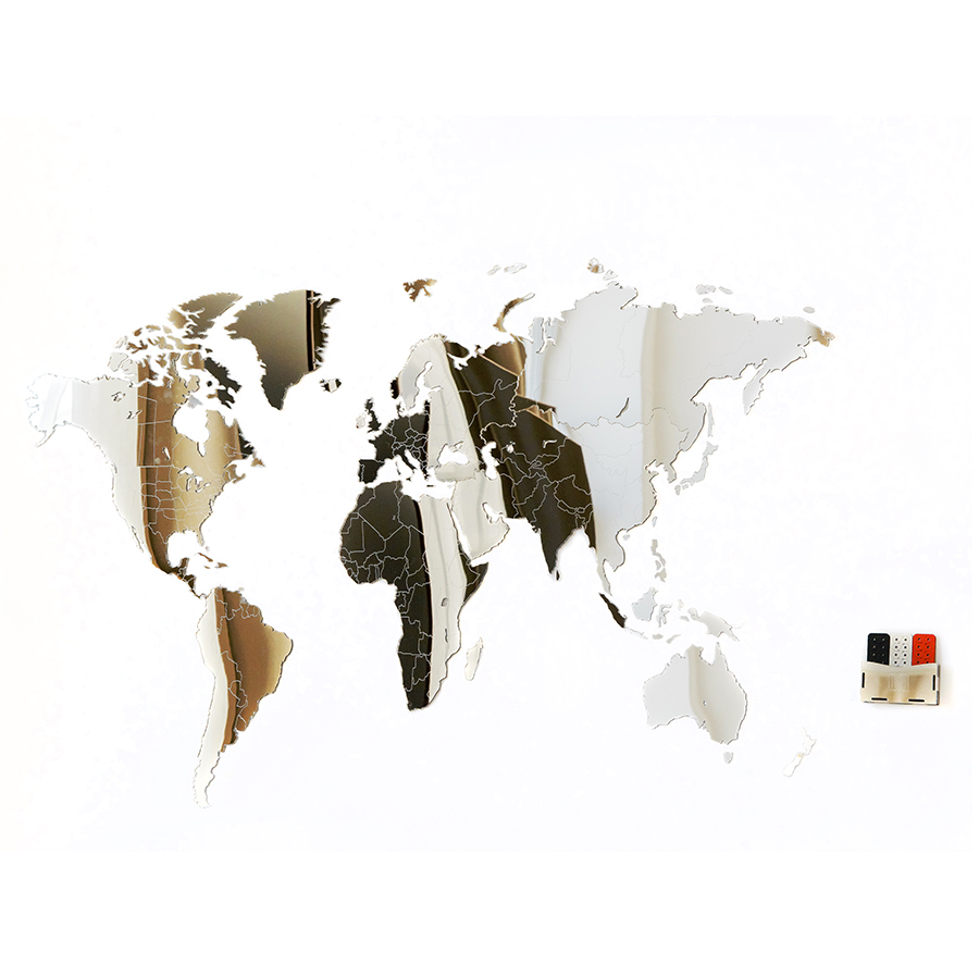 19-20 Карта-пазл зеркальная wall decoration exclusive 130х78 см Mimi 