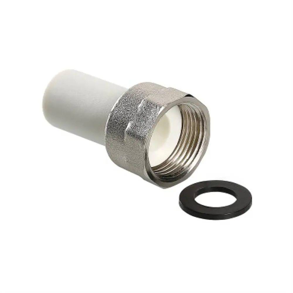 Штуцер Valtec ВР 20x3/4 с накидной гайкой полипропилен STLM-2211794