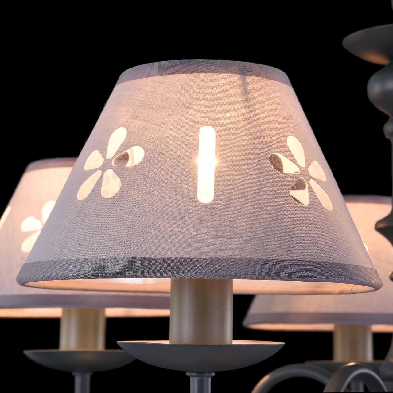 Подвесная люстра Freya Emily FR2537PL-05GR FREYA EMILY GRAY 187180 Серый  - Вид №2