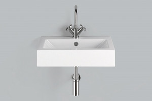 4201000401 Умывальник, wt.pr585h, белая, противомикробное Alape серия PR