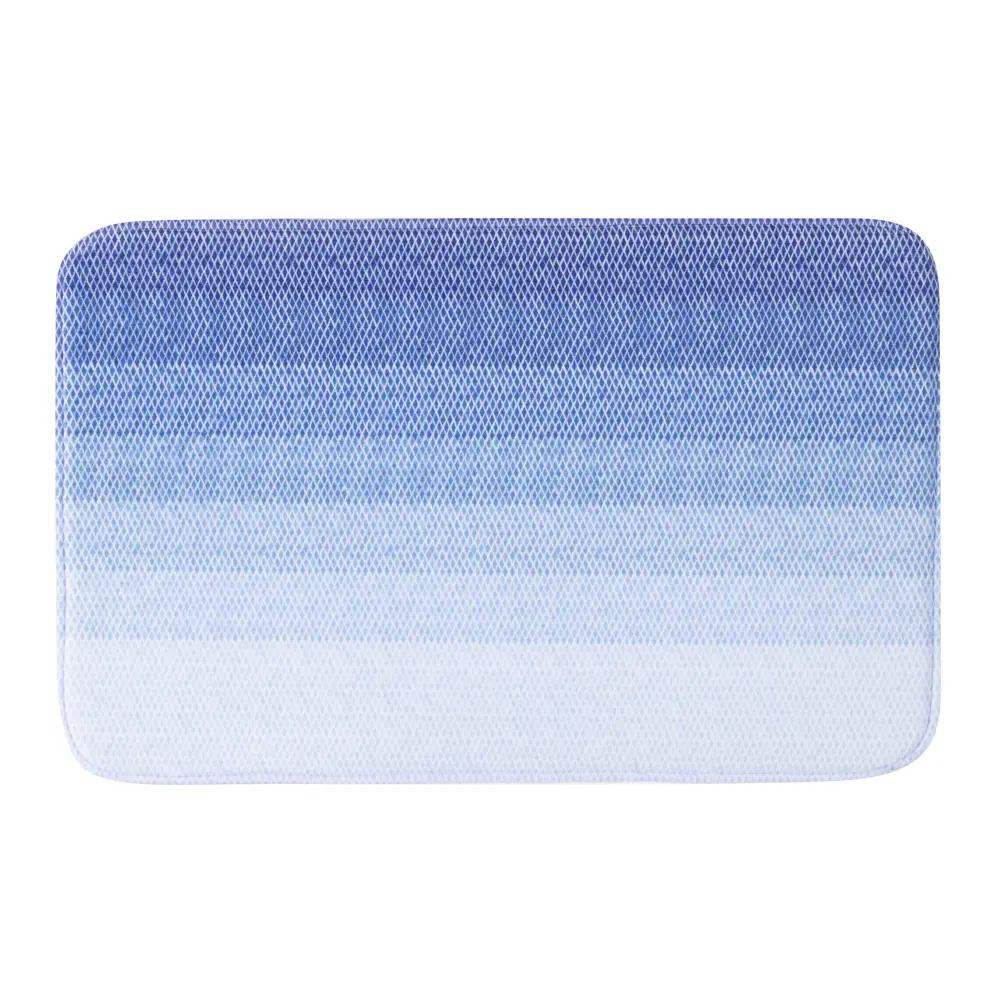 Коврик для ванной Бриз ADB23114S 45x70 см цвет голубой Santreyd STLM-2161268