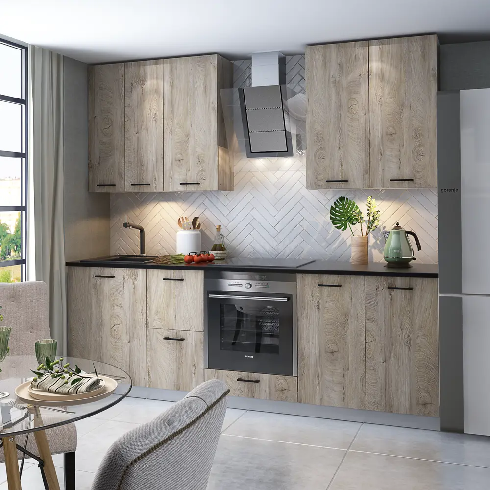 Фасад кухонного шкафа Зея 14.7x76.5 см KONSENSA ЛДСП цвет коричневый STLM-2162383 - Вид №11