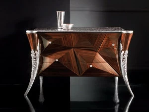 Rozzoni Комод из фанерованной древесины Butterfly