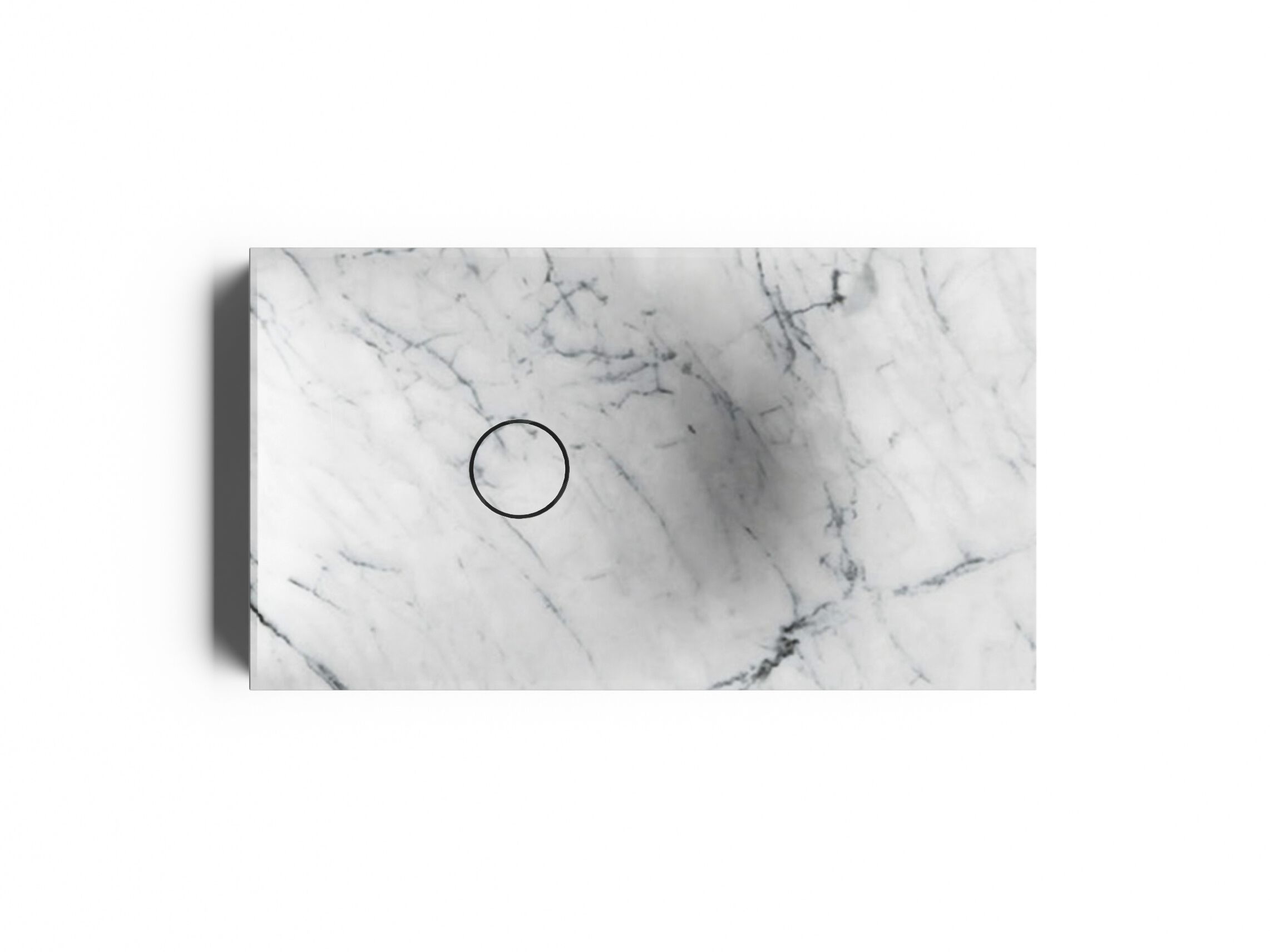 Мраморная прямоугольная подвесная раковина Falper ONDA ARCH-00058521 - Вид №1