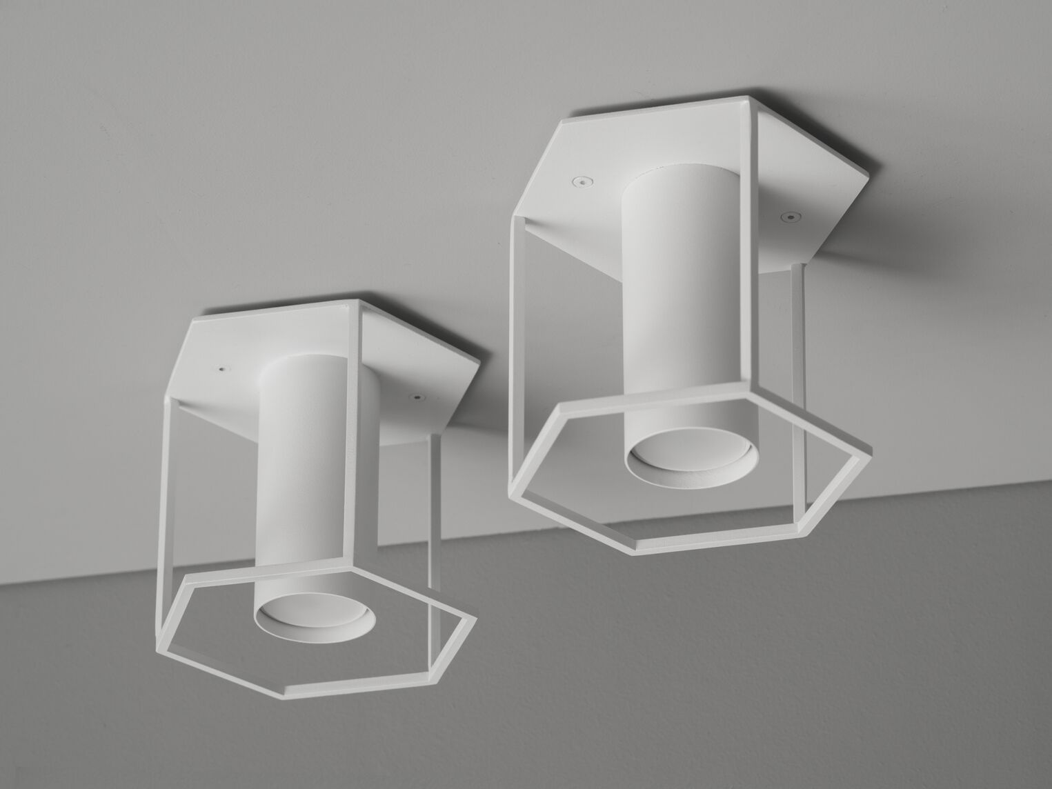 Потолок с порошковым покрытием стальной прожектор +kouple ARCHI HEX ARCH-00063241