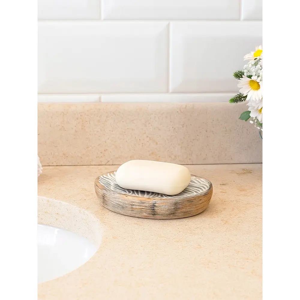 Мыльница форест керамика бежевый Santreyd STLM-2182396 - Вид №5