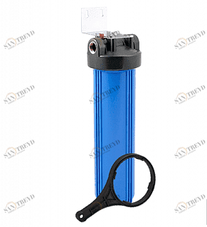 Корпус ГЕЙЗЕР ВВ 20" для холодной воды, латунные вставки 1" 50716