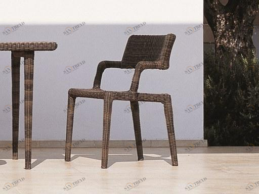 Unopiù Штабелируемый стул из waprolace® с подлокотниками Eden Poledim