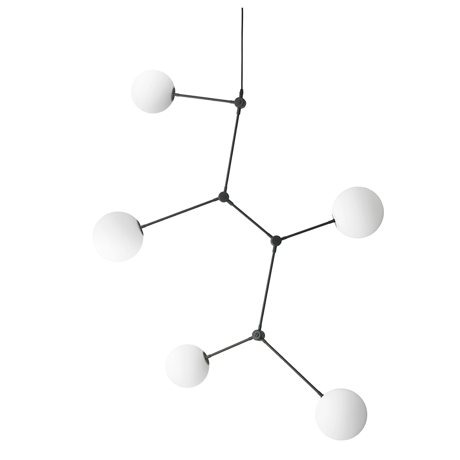 1970539 MENU Люстра Харрисон Черный  - Вид №1