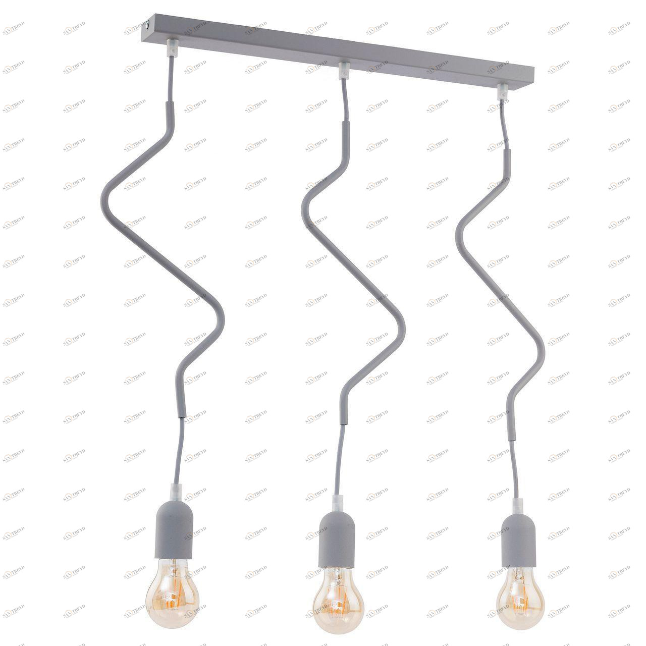 Подвесной светильник TK Lighting 2438 Zigzak TK LIGHTING ZIGZAK GRAY 196414 Серый 