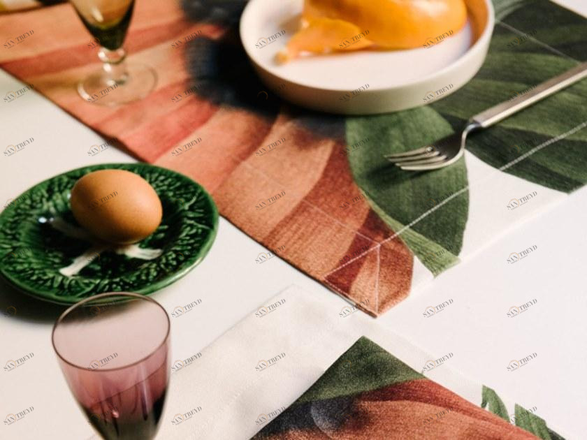 The NapKing Набор для завтрака (6 салфеток + 6 салфеток) Fritillaria sun-id-1455185