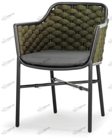 MOBIKA GARDEN Садовое кресло из веревки с подлокотниками Split sun-id-1368704