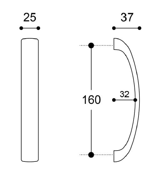 Britannium мост мебельная ручка GIARA ART DESIGN-BRONZE DUNE ARCH-00028989 - Вид №11