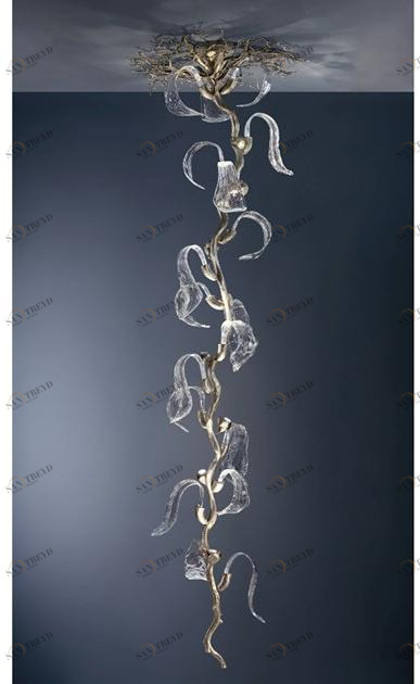 Serip Подвесной светильник из бронзы ручной работы Icarus Ct3351/26