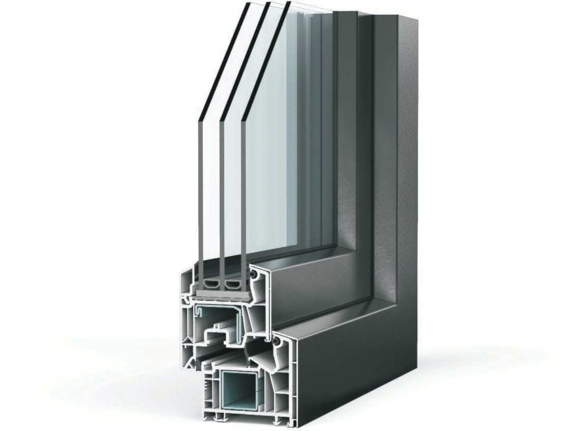 ПВХ створки окна Veka SOFTLINE 76 ARCH-00030650