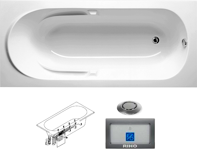 BC2800500000000_top1 Ванна Riho Future Santreyd - Вид №1