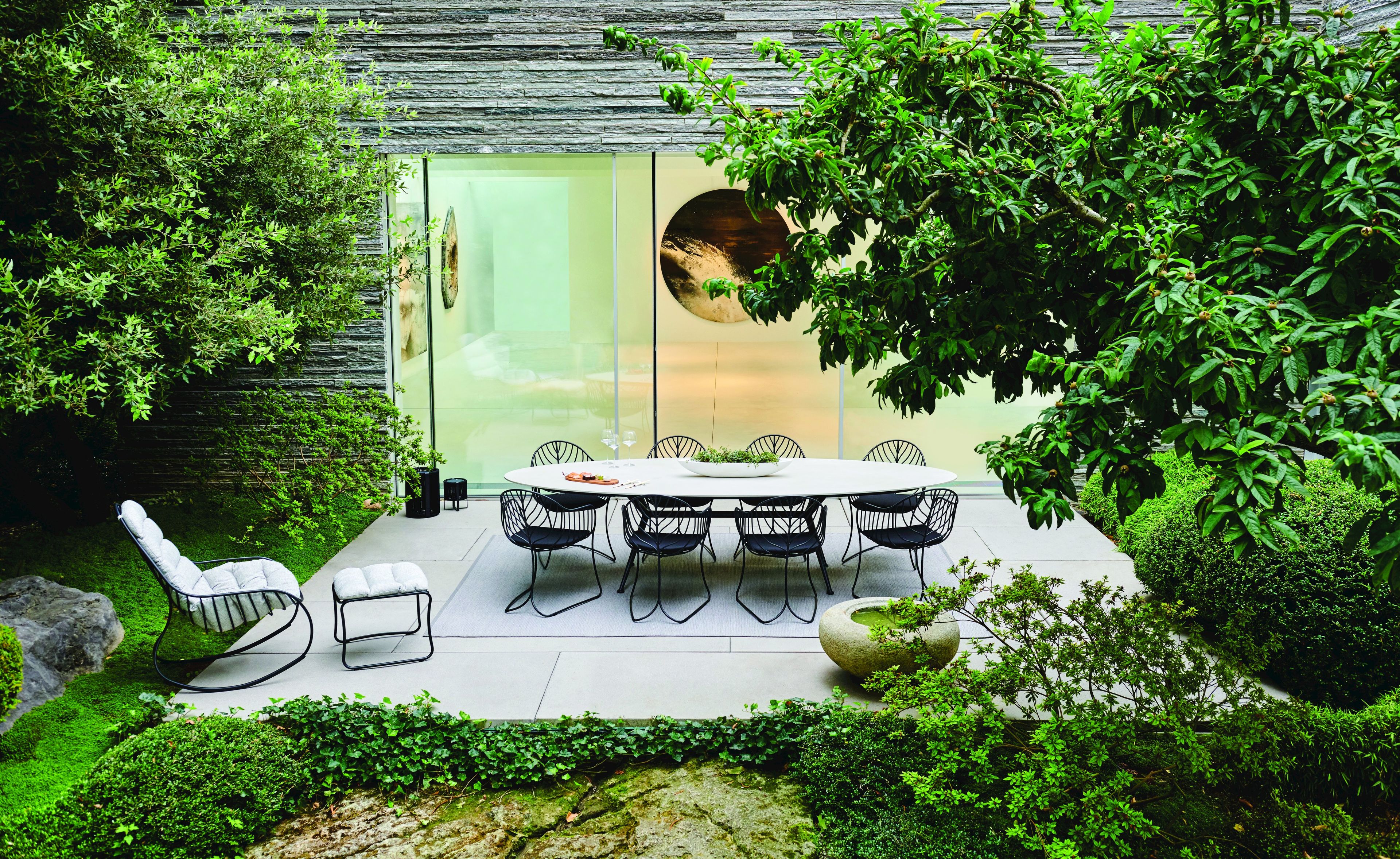 Керамический овальный садовый стол Royal Botania Exes ARCH-00072396 - Вид №5