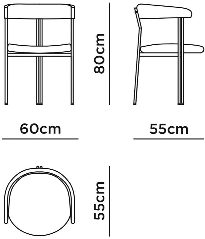 Greenapple Мягкое кожаное кресло с подлокотниками Perfect raw G703076  - Вид №5