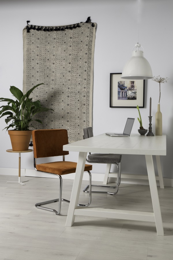 Стул Ridge Kink Rib светло-серый Zuiver 1100077 - Вид №3