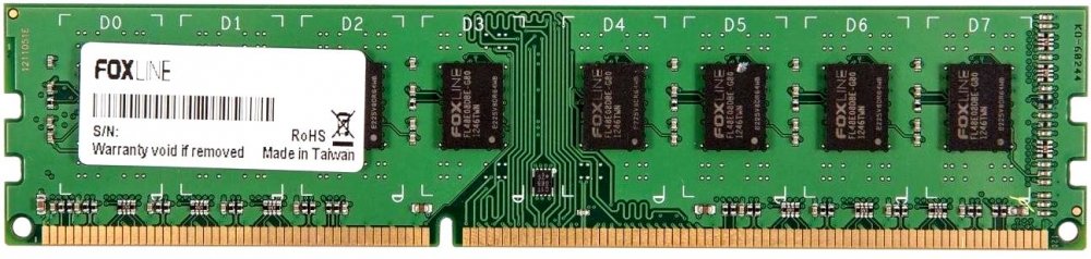 FL1600D3U11S1-2G dimm 2gb 1600 ddr3 cl11 (256*8) Foxline Santreyd 