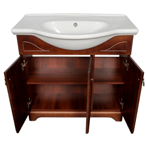 O-mebel напольная Тумба Классик 85 Орех Белый ORANGE sun-id-1517197 - Вид №3