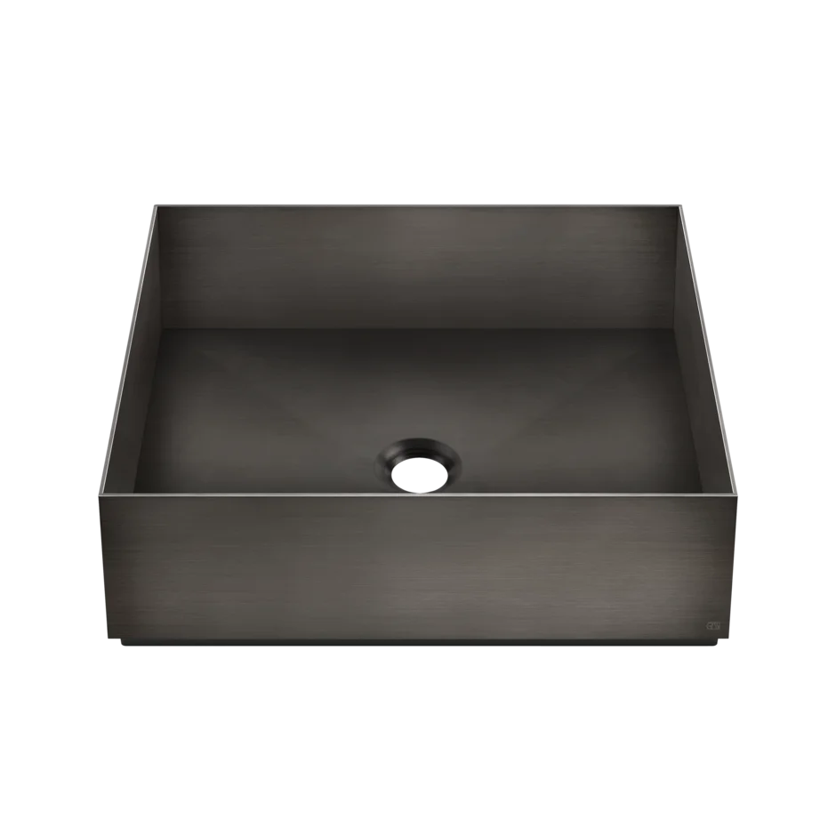 Умывальник 54605 707 Gessi Inverso ЧЕРНЫЙ МЕТАЛЛ BR. PVD 54605707