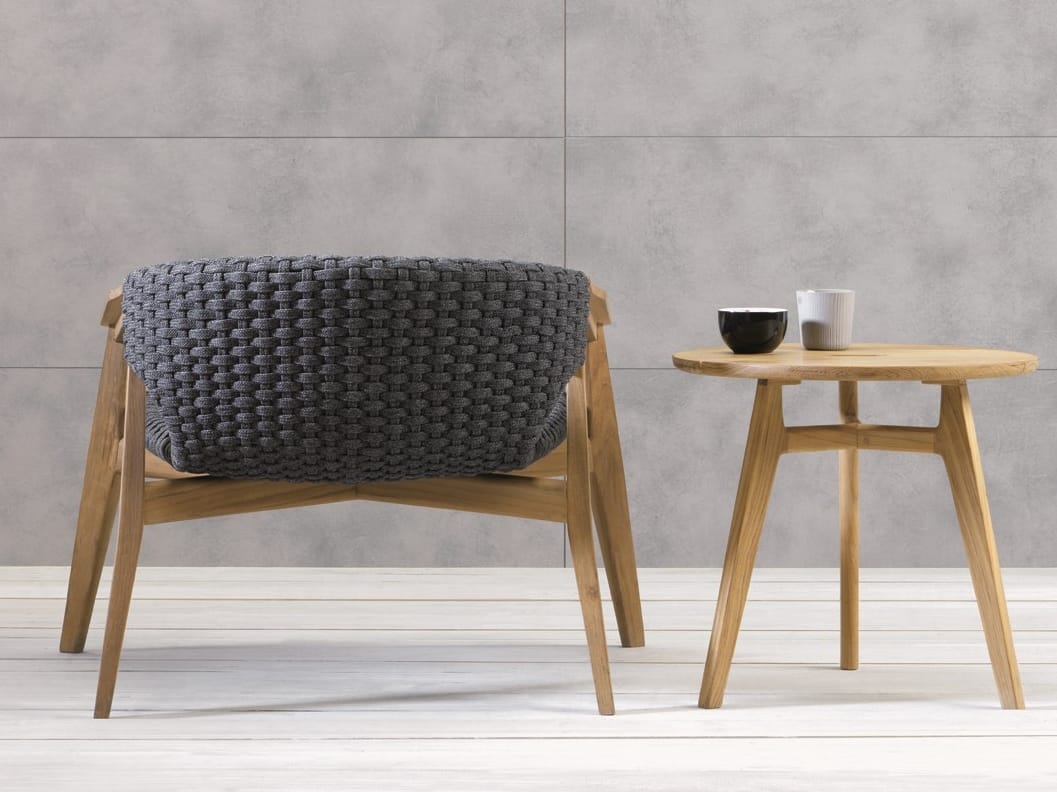 Круглый стол из тикового дерева Ethimo Knit ARCH-00022966 - Вид №12