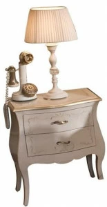 Barnini Oseo Прямоугольная прикроватная тумбочка из лакированной древесины с ящиками Sogni d'amore Sa33