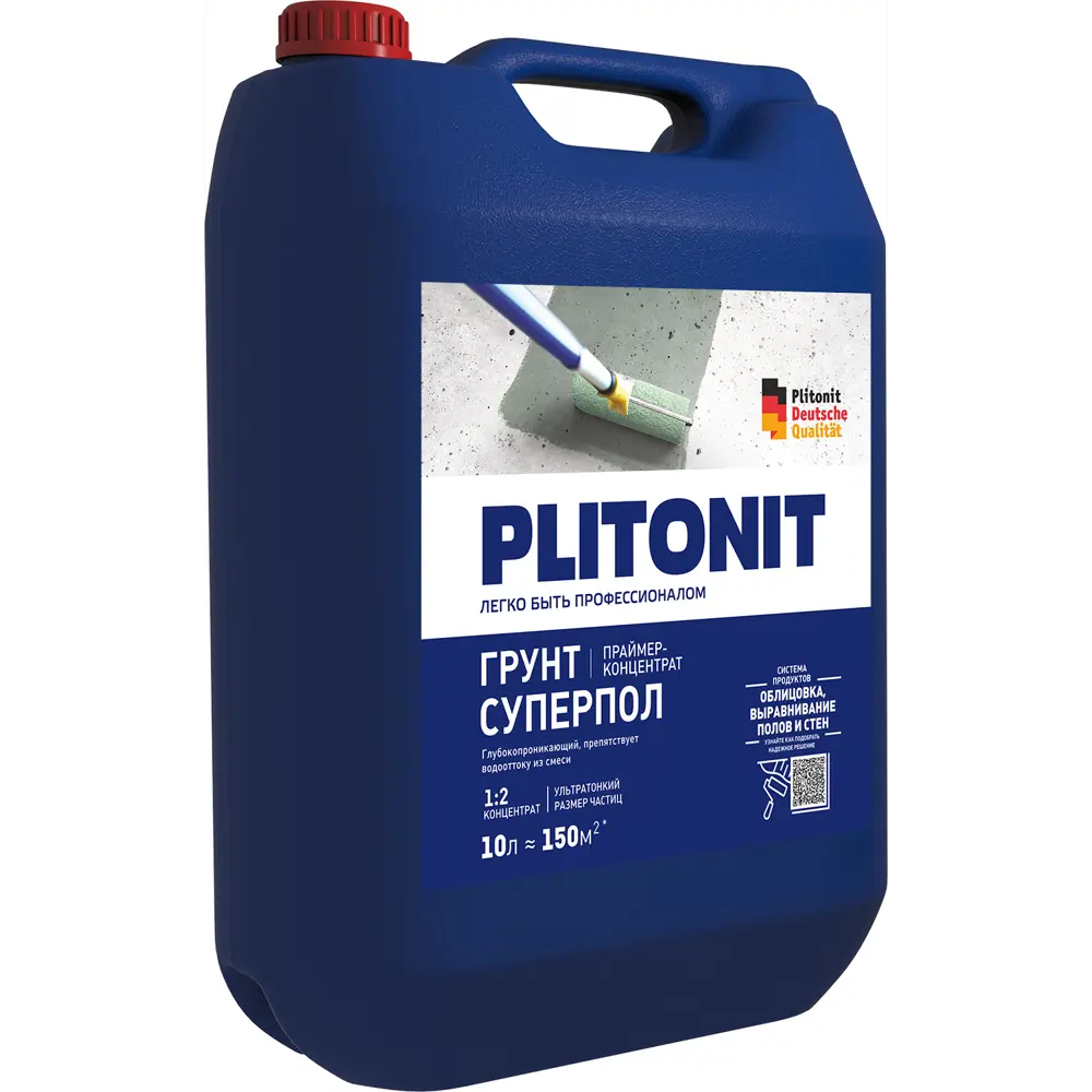 Грунт Плитонит Супер Пол 10 л PLITONIT STLM-2112351 - Вид №3