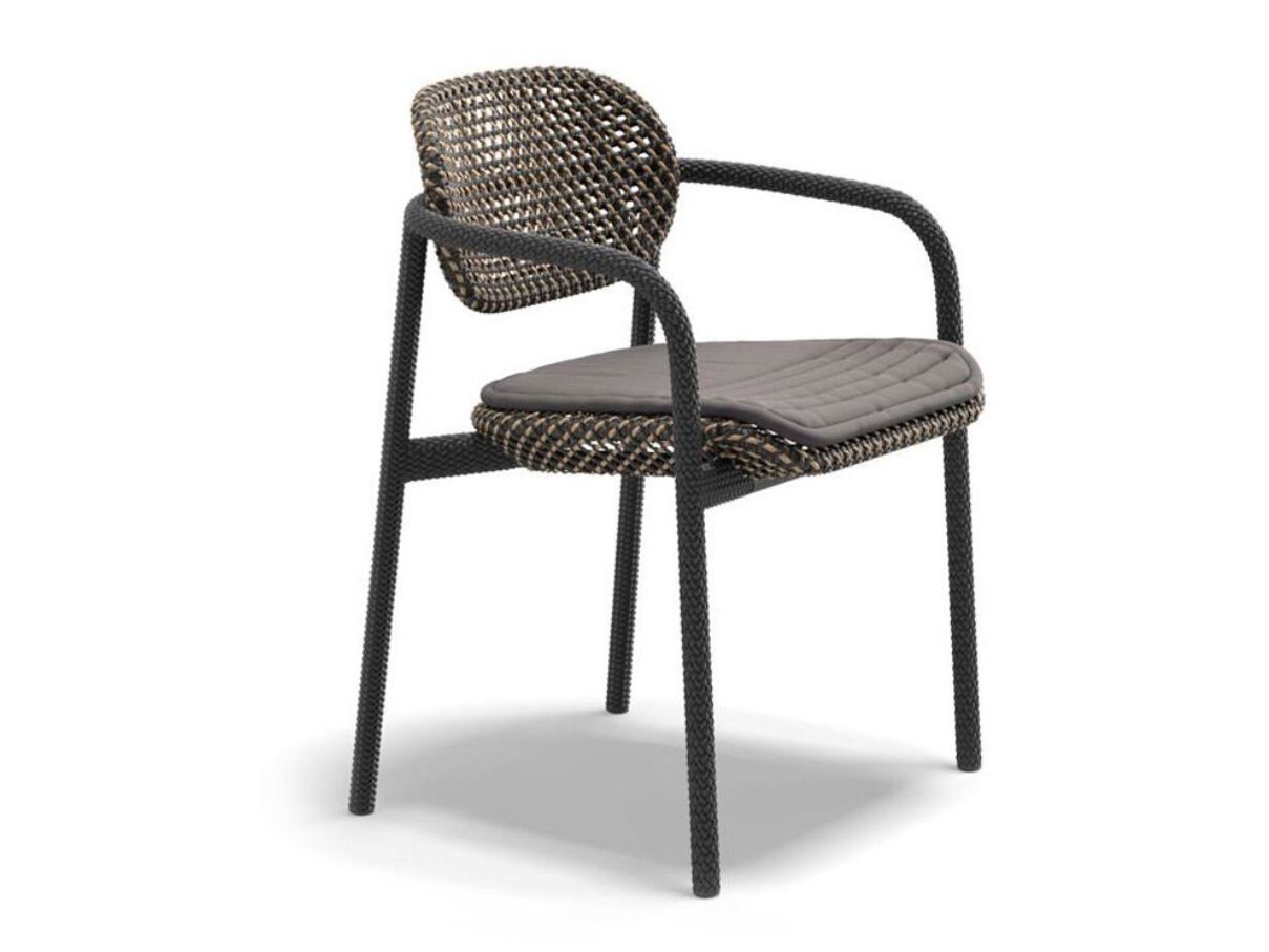 Синтетическое волокно сад стул с подлокотниками DEDON ROII ARCH-00119870