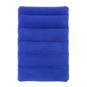 Надувная подушка флокированная ПВХ 10x31 см синяя