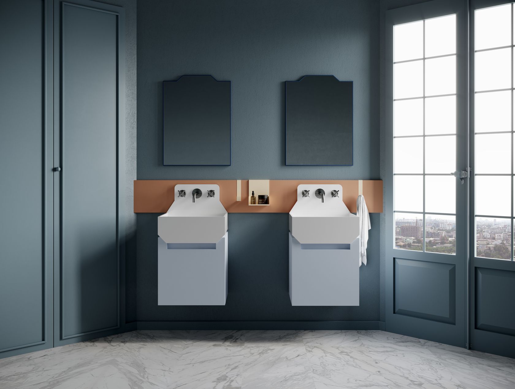 Настенное зеркало для ванной комнаты Ex.T Frieze ARCH-00094074 - Вид №3