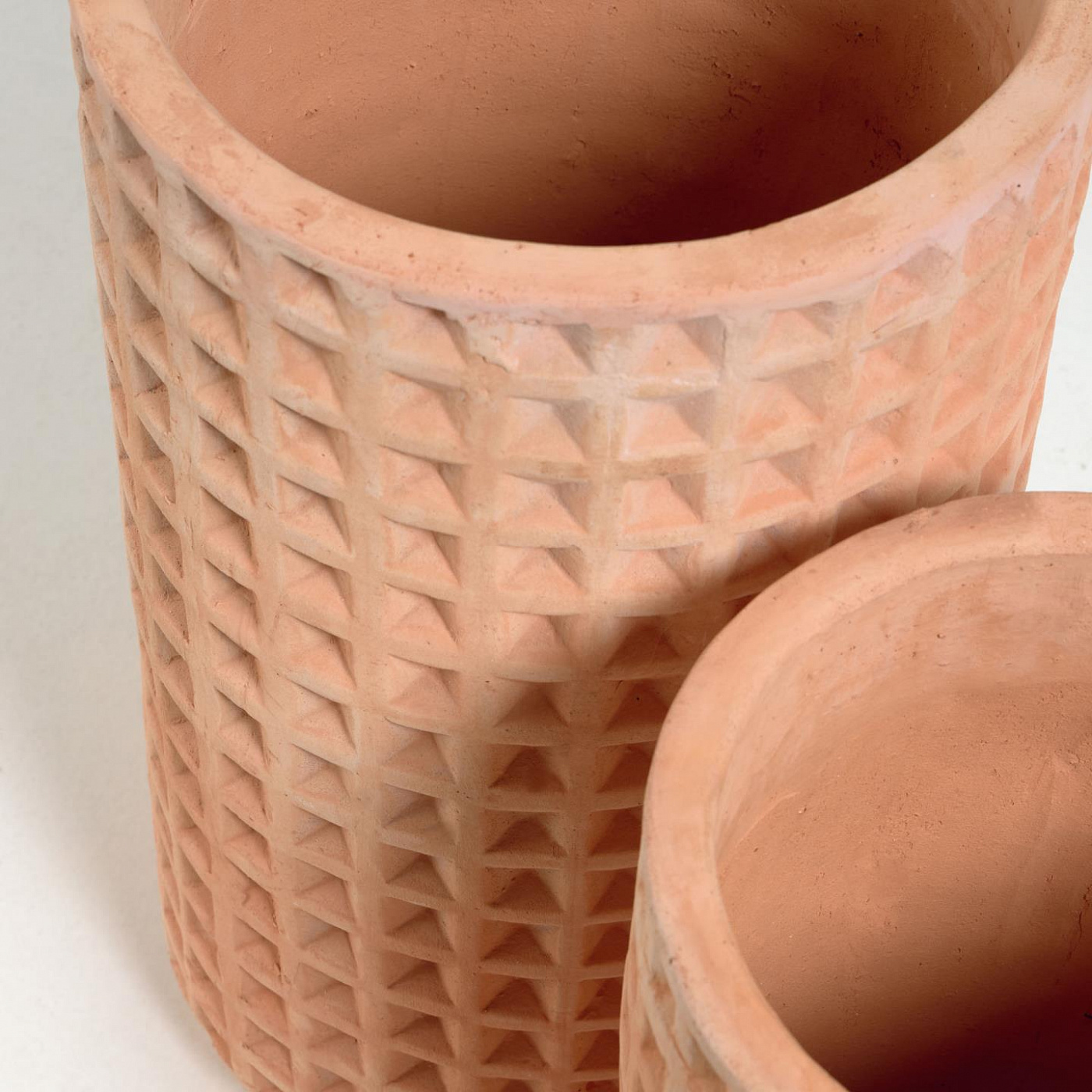 097596 Набор из двух терракотовых горшков, Ø 34 см / Ø 25 см La Forma Celi  - Вид №1