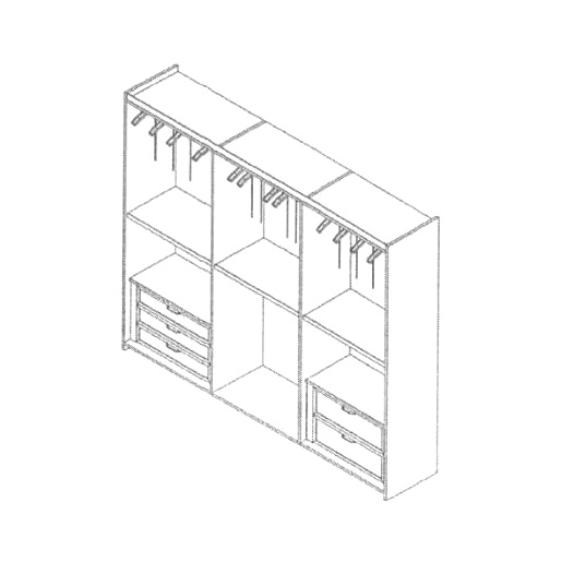 Шкаф-купе / Armadio al vivo La Falegnami sun-id-379758 - Вид №3