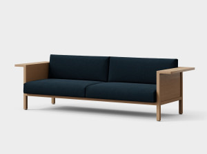 3-местный тканевый диван