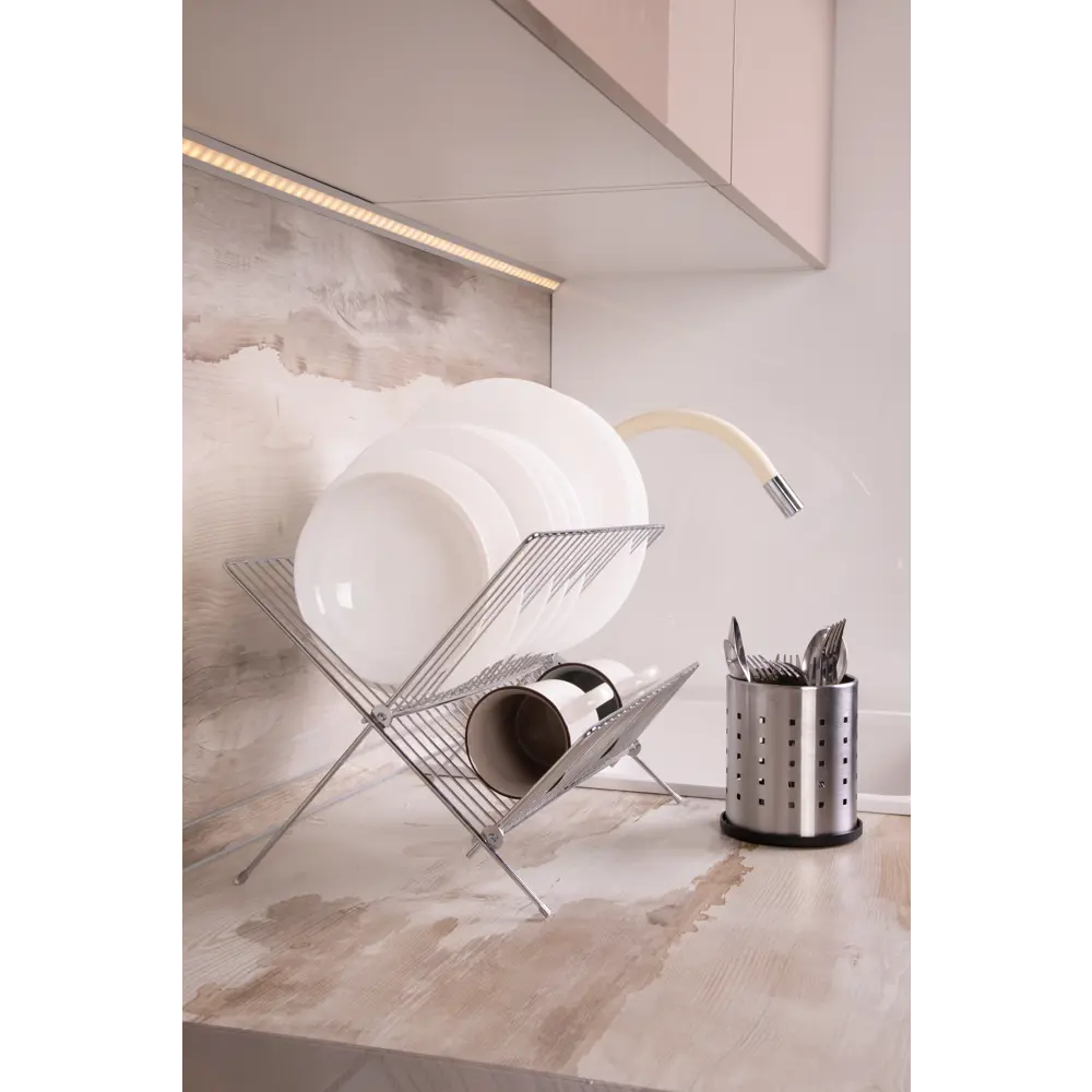 Сушилка для посуды NEO 37x25x27 см сталь цвет хром Santreyd STLM-2002884 - Вид №3