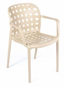 Стул с подлокотниками кремовый Olimpia L BRADEX HOME  00-3973928 Бежевый