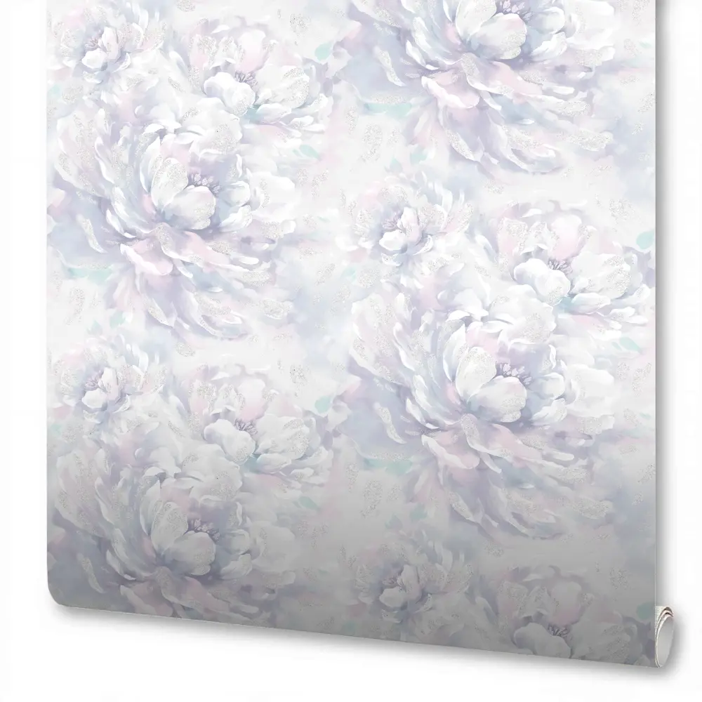 Обои флизелиновые WallSecret Grand Fleur сиреневые 1.06 м 8622-17 Grande Fleur STLM-2162345