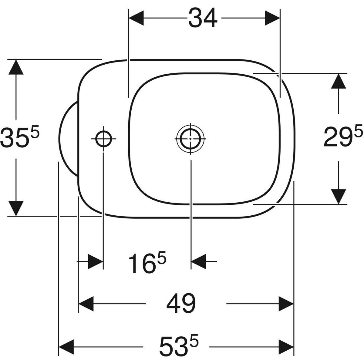 Напольное оконное биде Geberit фантазия ARCH-00139652 - Вид №1