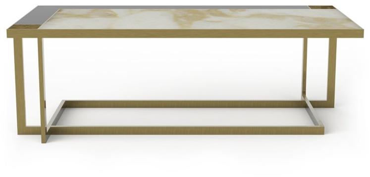 MARIONI Низкий прямоугольный журнальный столик Gary 02863 - Вид №1