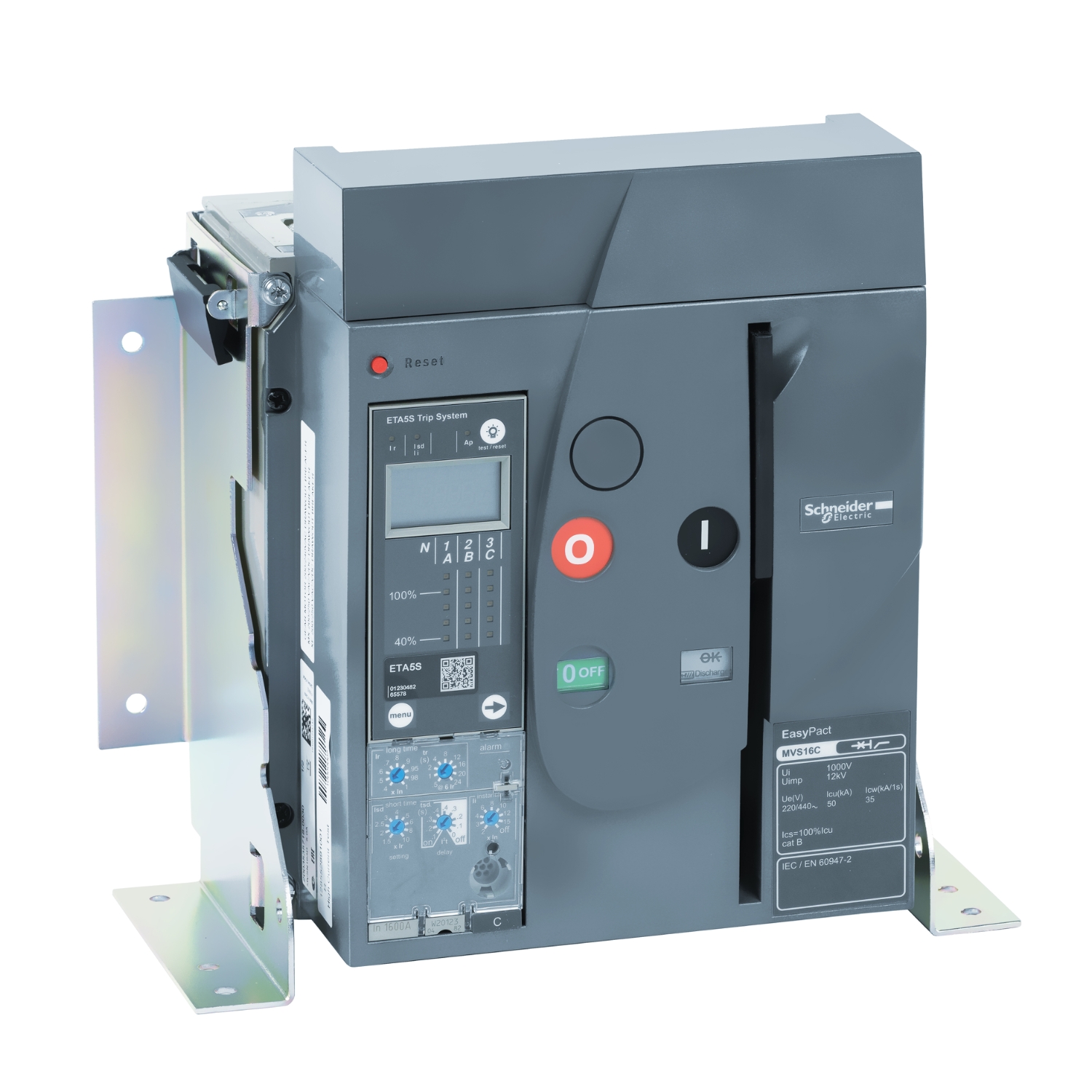MVS10C3NF5A АВ MVS1 1000A 50KA 3P ЭЛ.УПР.СТАЦ. ETA5S Schneider Electric EasyPact 