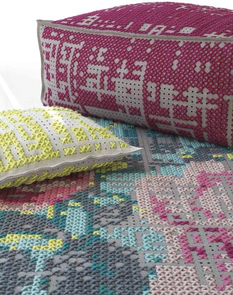 GAN Прямоугольная подушка из шерсти Canevas sun-id-1412176 - Вид №7