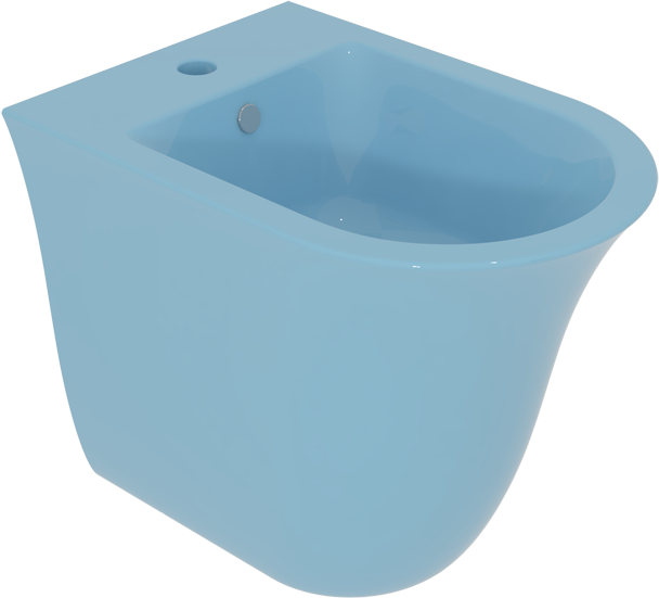 FLBI0122 Напольное биде приставное GSG CERAMIC Flut