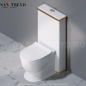 C305100G Компакт унитаз с бачком Белый A. e T. Italia PRINCESS Италия