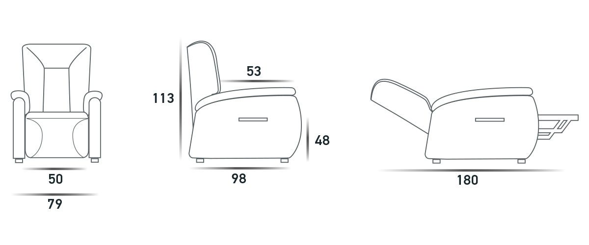 Кресло-Подъемник Lift-Relax 1 Motore  Spaziorelaxitalia  Oslo Oslo Lift-Relax 1 Motore  - Вид №4