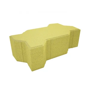 Плитка тротуарная Сигма 220x110x80 мм цвет желтый 85263247 STLM-2149151